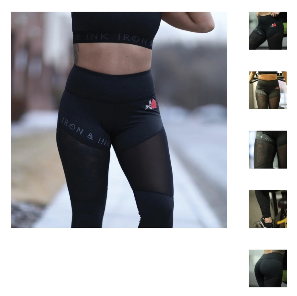 **SOLD**Iron and Ink Women's Rose Leggings